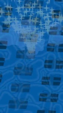 Benzersiz dijital animasyon tarzı grafikleri olan yaratıcı ortam tasarımı için yenilikçi hareket dokusu