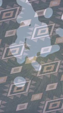 Benzersiz dijital animasyon tarzı grafikleri olan yaratıcı ortam tasarımı için yenilikçi hareket dokusu