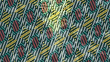 Benzersiz dijital animasyon tarzı grafikleri olan yaratıcı ortam tasarımı için yenilikçi hareket dokusu