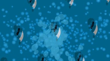 Lüks hareket projeleri için soyut tasarım stili animasyonu olan üst düzey dijital doku