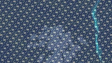 Modern medya üretimi için fütüristik dijital soyut doku sinematik tarz hareketli grafik ögesi