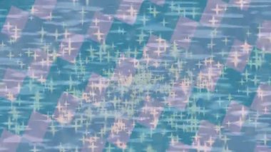 Organik desenli yüzey giriş stili video film sanatı ile soyut arkaplan tasarımı