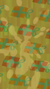 Organik desenli yüzey giriş stili video film sanatı ile soyut arkaplan tasarımı