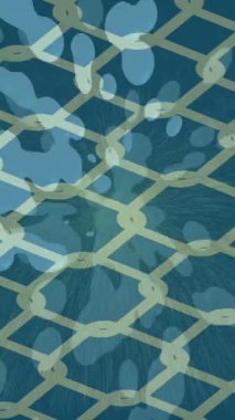 Soyut hareket desenli fütüristik video üretimi için dinamik dijital arkaplan