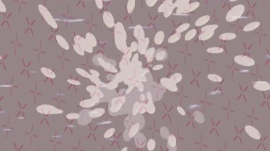 Organik desenli yüzey giriş stili video film sanatı ile soyut arkaplan tasarımı