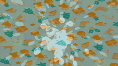 Modern medya üretimi için fütüristik dijital soyut doku sinematik tarz hareketli grafik ögesi