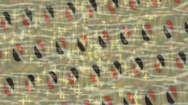 Lüks hareket projeleri için soyut tasarım stili animasyonu olan üst düzey dijital doku