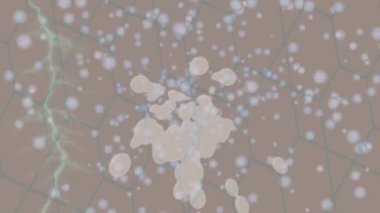 Benzersiz hareket grafikleri tasarım sanatına sahip yaratıcı film üretimi için özet bir arkaplan