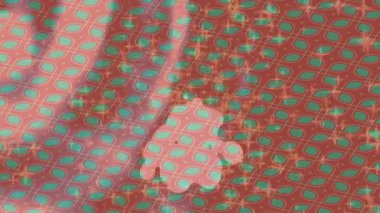 Benzersiz dijital animasyon tarzı grafikleri olan yaratıcı ortam tasarımı için yenilikçi hareket dokusu