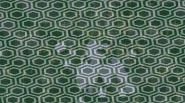 Soyut hareket desenli fütüristik video üretimi için dinamik dijital arkaplan