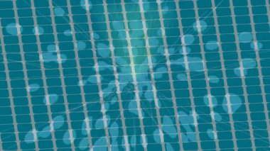 Organik desenli yüzey giriş stili video film sanatı ile soyut arkaplan tasarımı