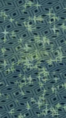 Soyut hareket desenli fütüristik video üretimi için dinamik dijital arkaplan