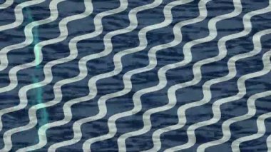 Soyut hareket desenli fütüristik video üretimi için dinamik dijital arkaplan