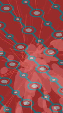 Estetik doku arkaplan tasarımı renkli hareket grafikleri ile moda film giriş profosyoneli