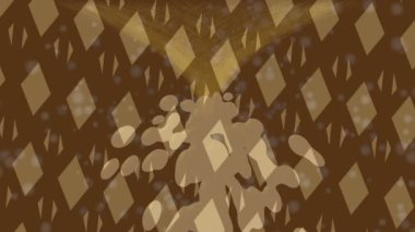 Benzersiz dijital animasyon tarzı grafikleri olan yaratıcı ortam tasarımı için yenilikçi hareket dokusu