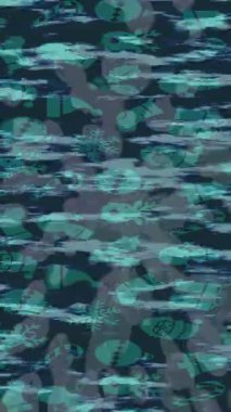 Dijital doku yüzey tasarım biçimi ile modern video animasyonu için gelişmiş hareket grafikleri