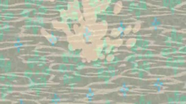 Lüks hareket projeleri için soyut tasarım stili animasyonu olan üst düzey dijital doku