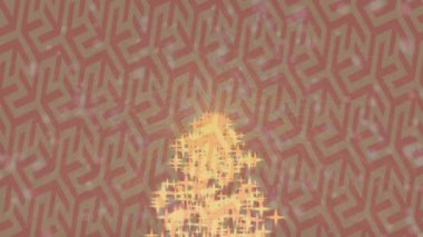 Benzersiz video giriş tasarımı projeleri için detaylı yüzey kalıbı film animasyon stili grafik girişi