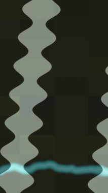 Lüks hareket projeleri için soyut tasarım stili animasyonu olan üst düzey dijital doku