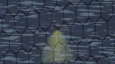 Benzersiz video giriş tasarımı projeleri için detaylı yüzey kalıbı film animasyon stili grafik girişi