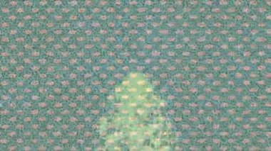 Soyut hareket desenli fütüristik video üretimi için dinamik dijital arkaplan