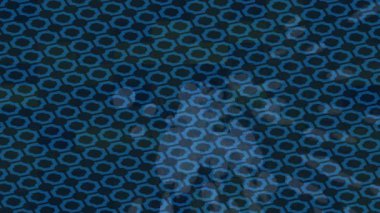 Benzersiz dijital animasyon tarzı grafikleri olan yaratıcı ortam tasarımı için yenilikçi hareket dokusu