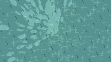 Soyut hareket desenli fütüristik video üretimi için dinamik dijital arkaplan