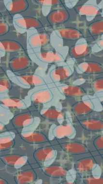 Soyut hareket desenli fütüristik video üretimi için dinamik dijital arkaplan