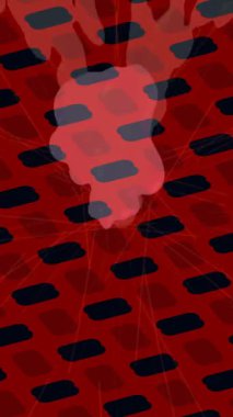 Estetik doku arkaplan tasarımı renkli hareket grafikleri ile moda film giriş profosyoneli