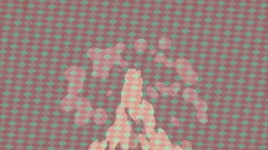 Dijital doku yüzey tasarım biçimi ile modern video animasyonu için gelişmiş hareket grafikleri