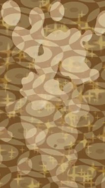 Benzersiz dijital animasyon tarzı grafikleri olan yaratıcı ortam tasarımı için yenilikçi hareket dokusu