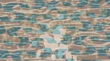 Soyut hareket desenli fütüristik video üretimi için dinamik dijital arkaplan