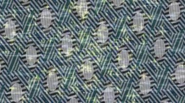 Organik desenli yüzey giriş stili video film sanatı ile soyut arkaplan tasarımı