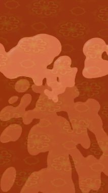 Organik desenli yüzey giriş stili video film sanatı ile soyut arkaplan tasarımı