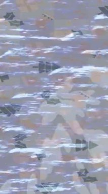 Lüks hareket projeleri için soyut tasarım stili animasyonu olan üst düzey dijital doku