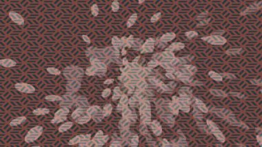 Soyut hareket desenli fütüristik video üretimi için dinamik dijital arkaplan