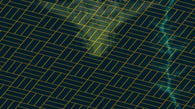 Benzersiz dijital animasyon tarzı grafikleri olan yaratıcı ortam tasarımı için yenilikçi hareket dokusu