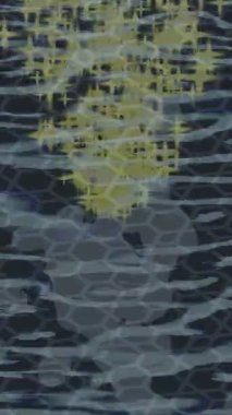 Benzersiz video giriş tasarımı projeleri için detaylı yüzey kalıbı film animasyon stili grafik girişi