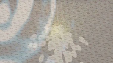 Benzersiz hareket grafikleri tasarım sanatına sahip yaratıcı film üretimi için özet bir arkaplan