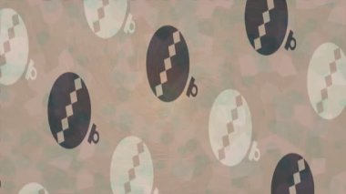 Dijital doku yüzey tasarım biçimi ile modern video animasyonu için gelişmiş hareket grafikleri