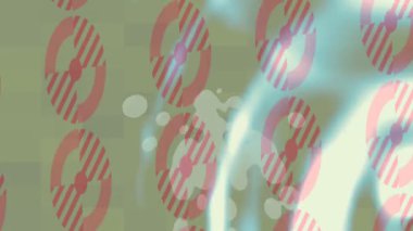 Benzersiz hareket grafikleri tasarım sanatına sahip yaratıcı film üretimi için özet bir arkaplan