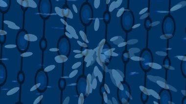 Soyut hareket desenli fütüristik video üretimi için dinamik dijital arkaplan