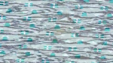 Yaratıcı video düzenleme film tasarımı için benzersiz hareket grafikleri biçimi giriş hareketi video pro