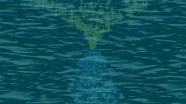 Benzersiz hareket grafikleri tasarım sanatına sahip yaratıcı film üretimi için özet bir arkaplan