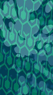 Soyut hareket desenli fütüristik video üretimi için dinamik dijital arkaplan