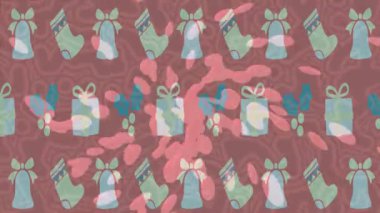 Estetik doku arkaplan tasarımı renkli hareket grafikleri ile moda film giriş profosyoneli