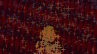 Benzersiz dijital animasyon tarzı grafikleri olan yaratıcı ortam tasarımı için yenilikçi hareket dokusu