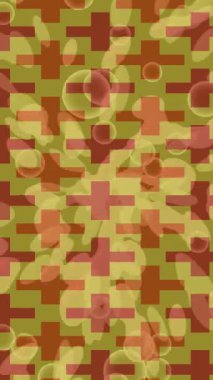 Benzersiz dijital animasyon tarzı grafikleri olan yaratıcı ortam tasarımı için yenilikçi hareket dokusu