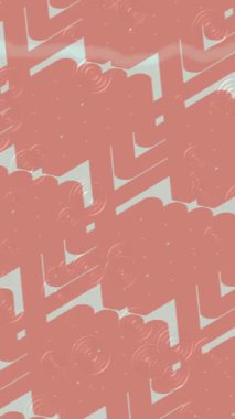 Benzersiz dijital animasyon tarzı grafikleri olan yaratıcı ortam tasarımı için yenilikçi hareket dokusu