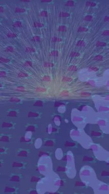 Benzersiz hareket dokusu tasarım sanatı ile profesyonel video düzenleme için modern soyut grafikler